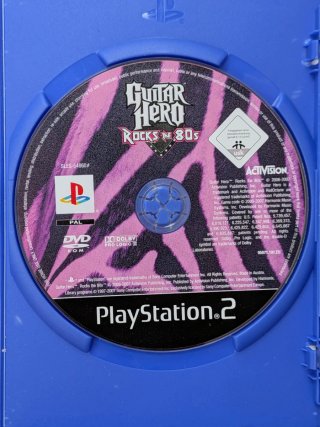 Guitar Hero Rocks The 80's, Sony PS2