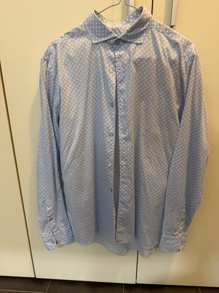 Camicia Dickson fantasia azzurra Taglia 41