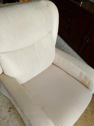 Sofá individual abatible beige