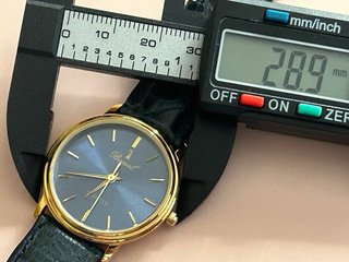 Reloj Bassel Dorado y Azul