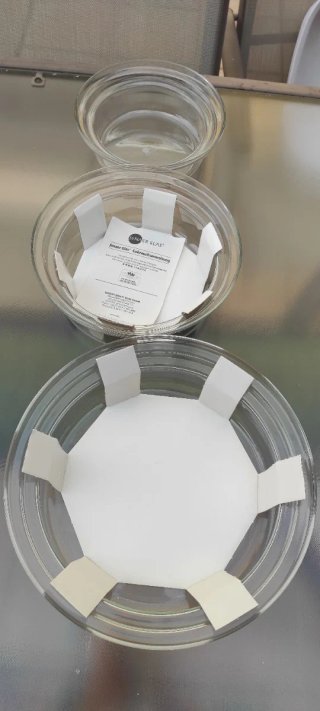 Juego Cuencos Vintage JENAER GLAS con Soporte