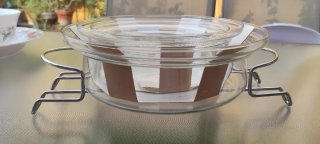 Juego Cuencos Vintage JENAER GLAS con Soporte