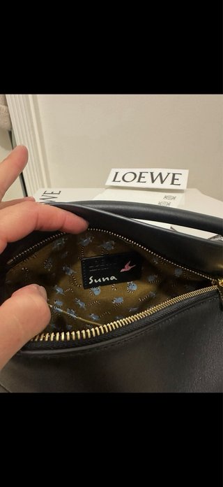 Loewe Puzzle Suna Fujita Pequeño Negro Multicolor