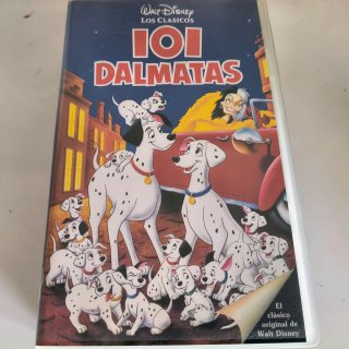 VHS 101 Dálmatas Clásicos Disney Español