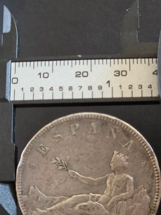 5 Pesetas 1870 Plata España