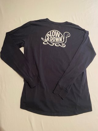 Camiseta Revolut XL Manga Larga azul marino