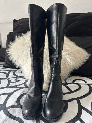 Botas altas de piel negras Talla 41 - Impecables