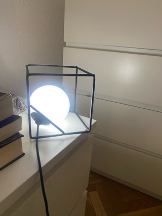 Lámpara Cubo Metálico Zara Home