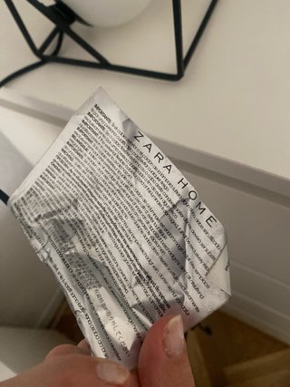 Lámpara Cubo Metálico Zara Home