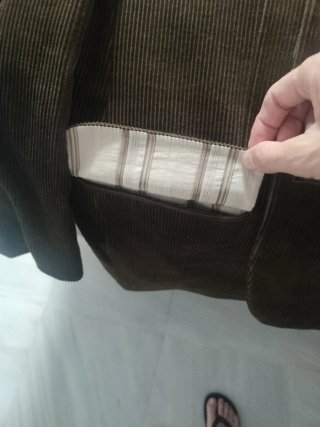 Chaqueta de pana hombre