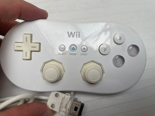 Classic Controller Nintendo Wii Bianco Rvl-005 Ori