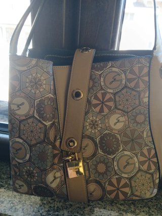 Borsa Gattinoni Beige Multicolor