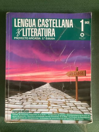 Lengua castellana y literatura, 1 BACH.