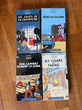 Películas Tintin VHS Colección (Catalán)
