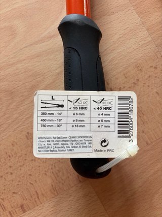 Cortafrios Dexter 450mm Cr-Mo 18kg