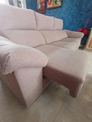 Sofá 3+2 largo especial asientos extensible cama