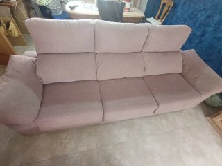 Sofá 3+2 largo especial asientos extensible cama