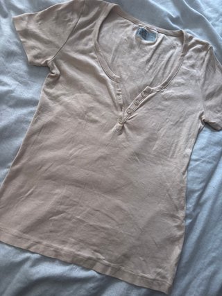 Camiseta beige talla S