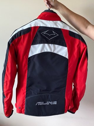 Chaqueta Moto Miline Talla L Roja/Negra