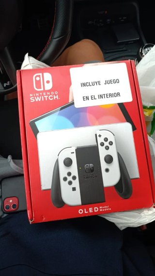 Nintendo Switch OLED Blanca Incluye Juego nueva