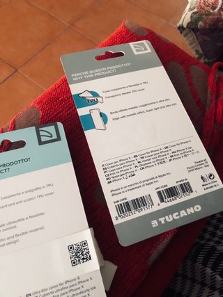 Fondine Tucano per iPhone X (2 unità)