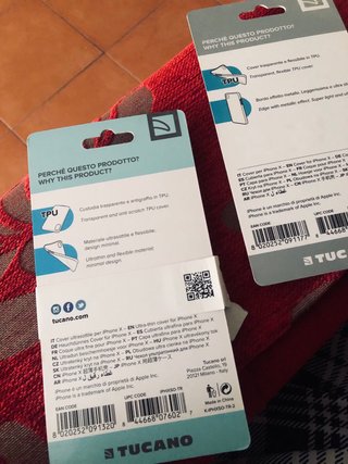 Fondine Tucano per iPhone X (2 unità)