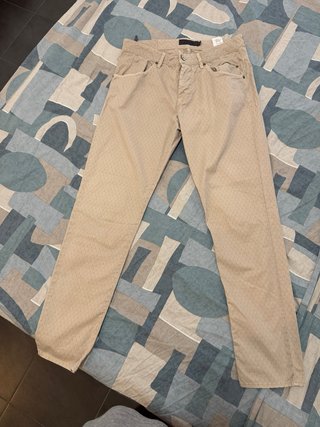 Pantaloni Siviglia Beige Fantasia Piccola