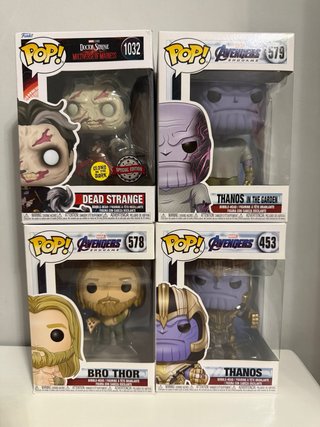 Pack 4 Funkos Marvel