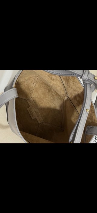 Bolso Loewe Puzzle Fold Gris Pequeño
