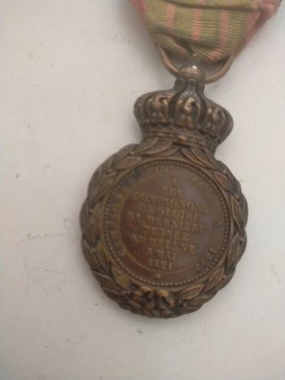 Medalla Antigua Napoleón Campañas Francesas