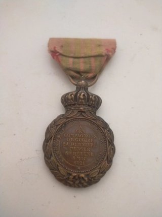 Medalla Antigua Napoleón Campañas Francesas