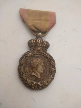 Medalla Antigua Napoleón Campañas Francesas