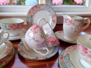Conjunto té/café Vajilla Royal Albert para 4