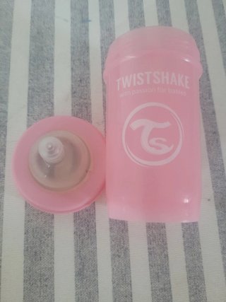 Biberón Twistshake rosa