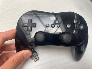 Classic Controller Pro Nintendo Wii Nero Rvl-005(-