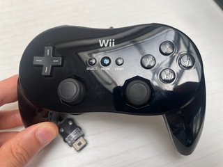 Classic Controller Pro Nintendo Wii Nero Rvl-005(-