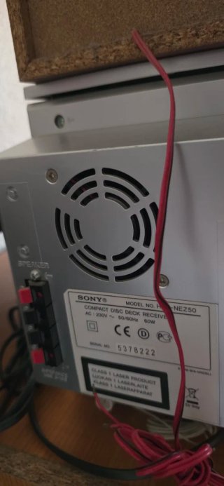Cadena de sonido Sony CMT-NEZ50