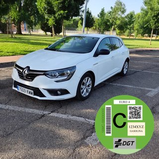 RENAULT MEGANE AÑO 2018 LIMITE 1.2 PEGATINA C