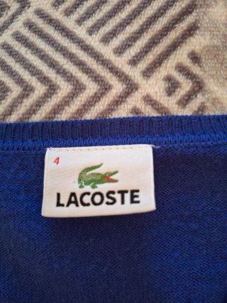 Jersey Lacoste Azul V-Neck