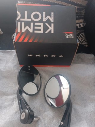Espejos Kemi Moto Universales Negros