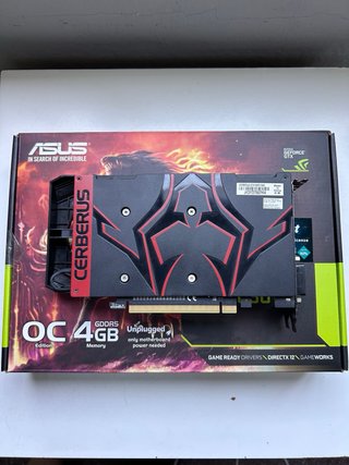 ASUS Cerberus GTX 1050 Ti OC 4GB GDDR5