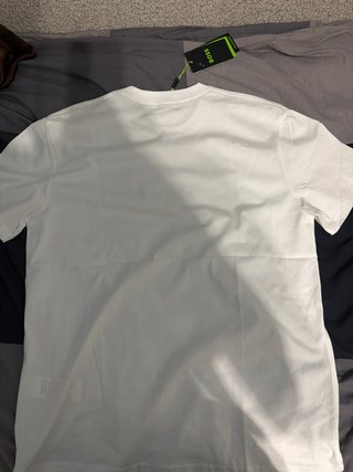 Camiseta Boss Blanca Logo Grande