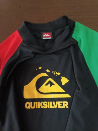 Camiseta Quiksilver Baño Negra Tallas M/L