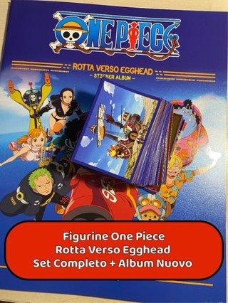 Figurine One Piece Rotta Verso Egghead Set Complet