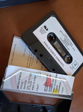 Musicassetta Paolo Conte Concerti