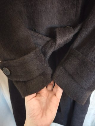 Abrigo marrón oversize