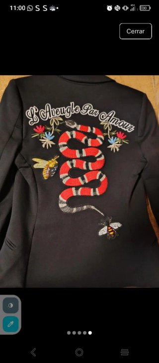 Americana Talla XS muy original queda entalladita