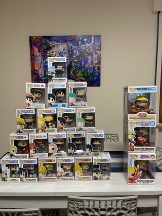 Collezione Funko Pop Naruto & One Piece