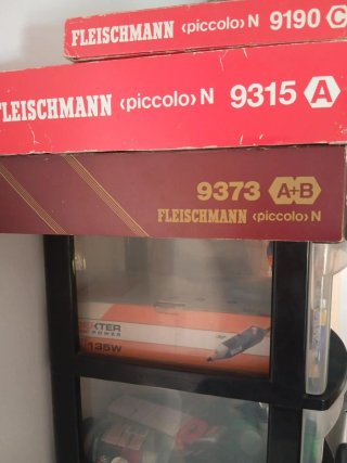 Lotti di 3 scatole Fleischmann N