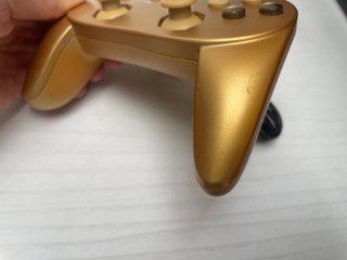 Classic Controller Pro Nintendo Wii Gold Oro Rvl-0